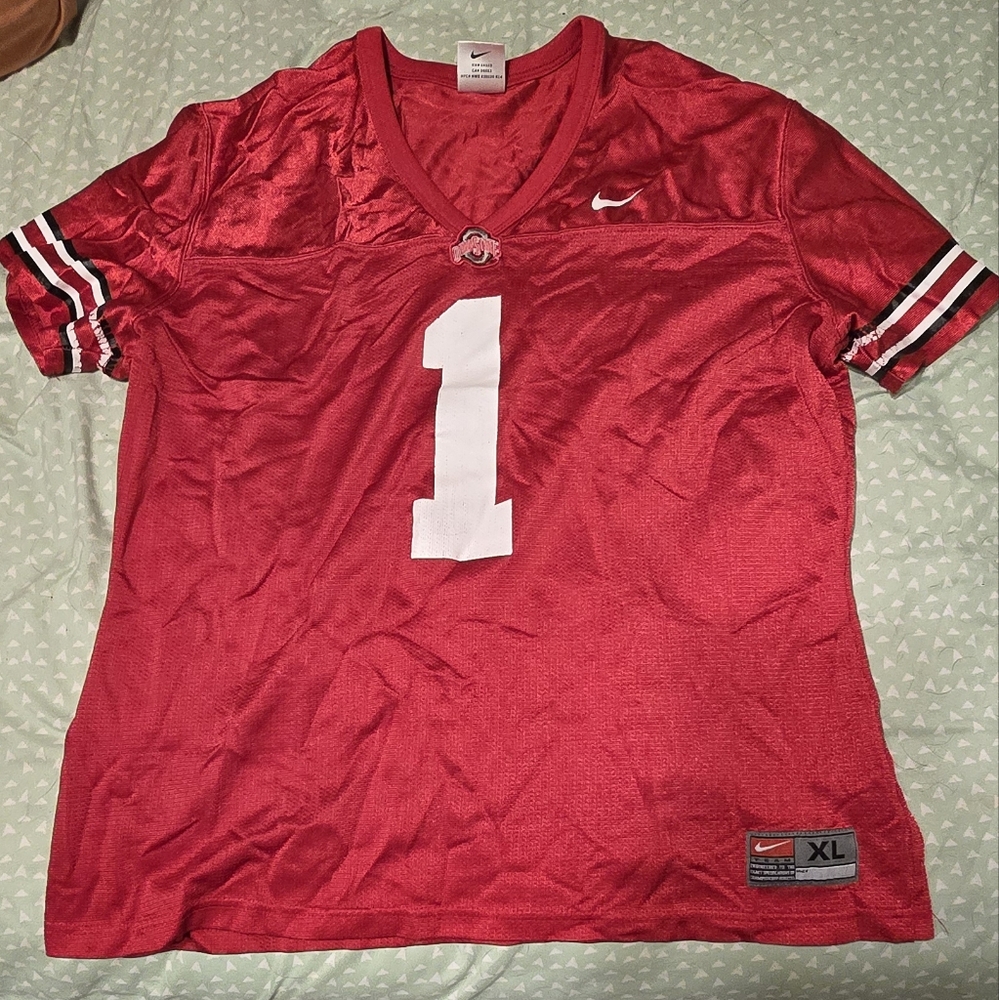 Ohio State Buckeyes Nike Red Football Jersey